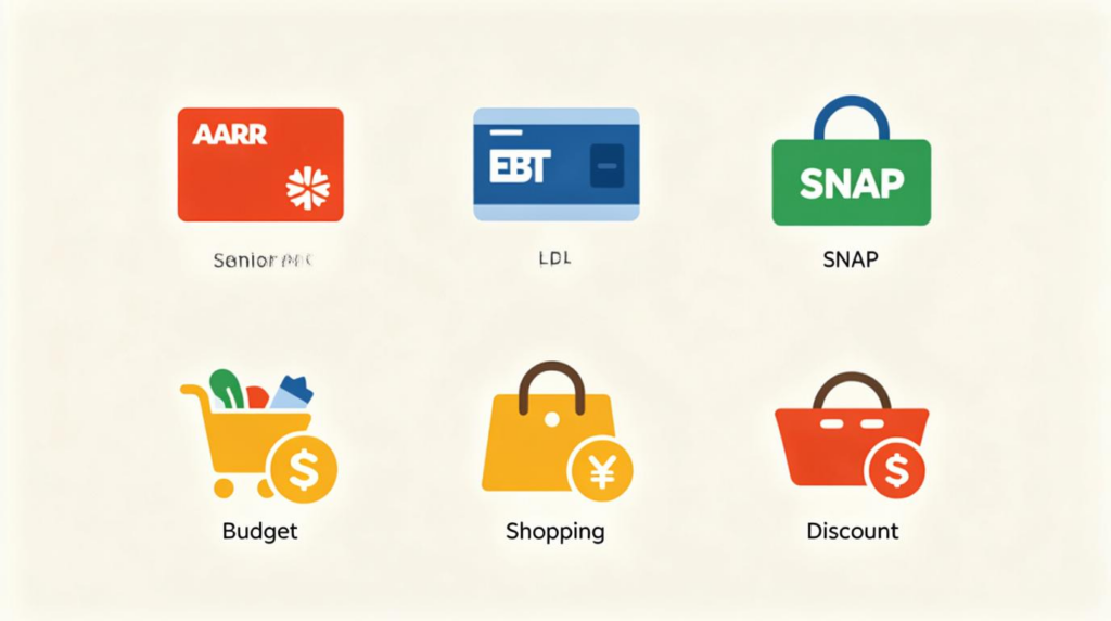 aarp lifetime senior discounts ebt snap permanent low income shopping hacks
