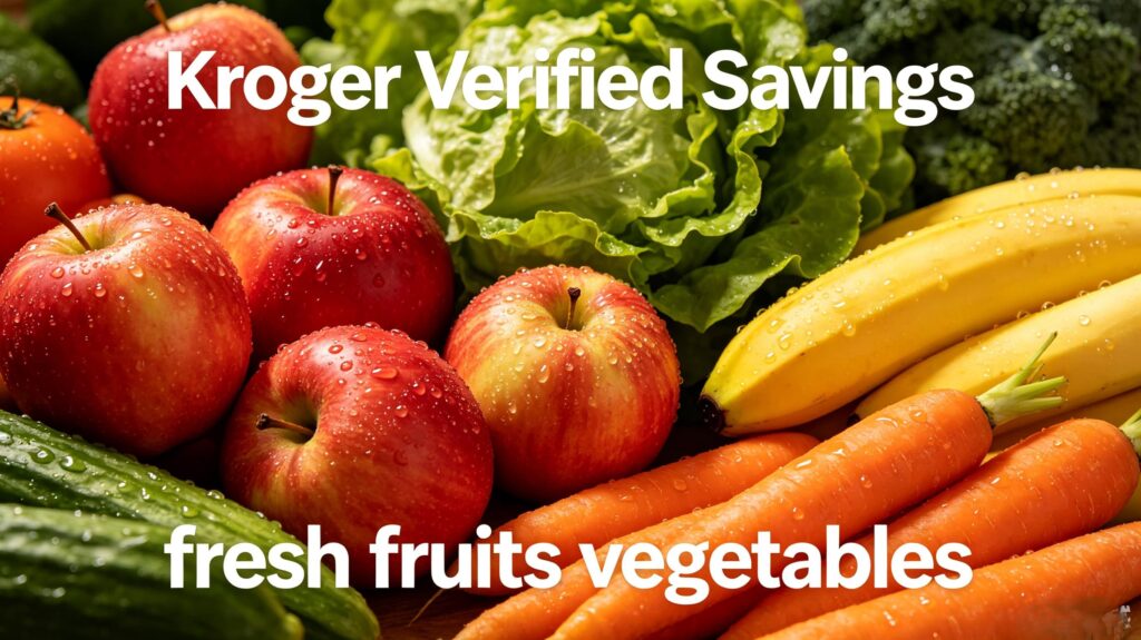 Kroger Verified Savings EBT permanent grocery discounts
