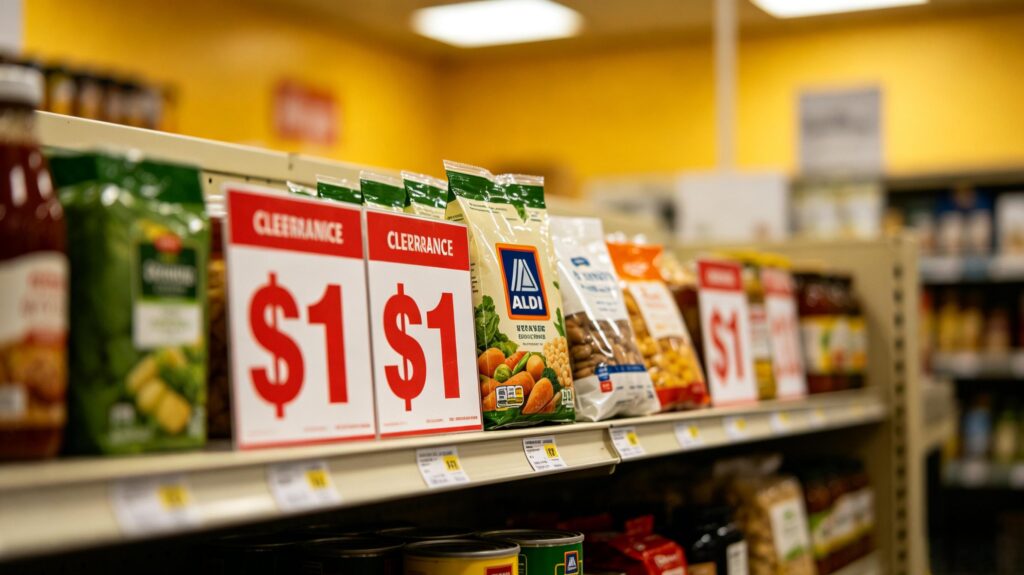 Best $1 or Less Aldi groceries for SNAP EBT families 2026 red tag clearance food
