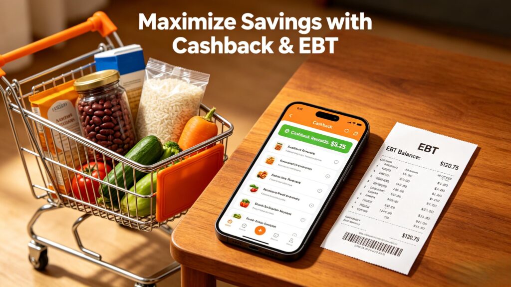 EBT cashback apps permanent rebates budget shoppers