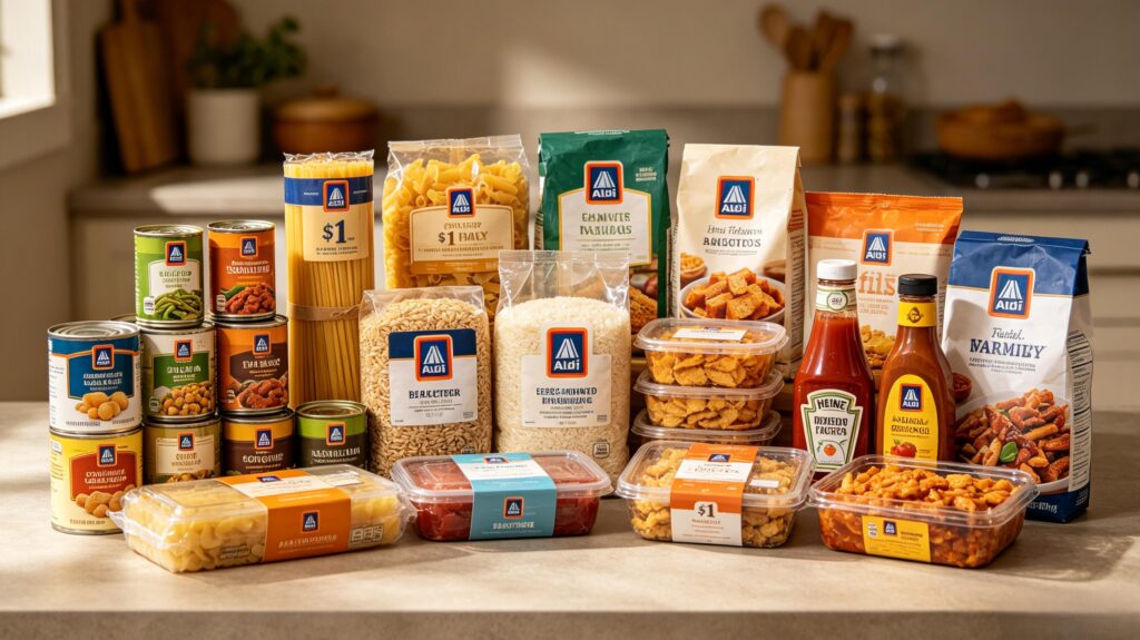 Best $1 or Less Aldi groceries for SNAP EBT families 2026 full budget grocery haul