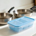 affordable stainless steel cookware & multi compartment kitchen storage organizer budget kitchen gear