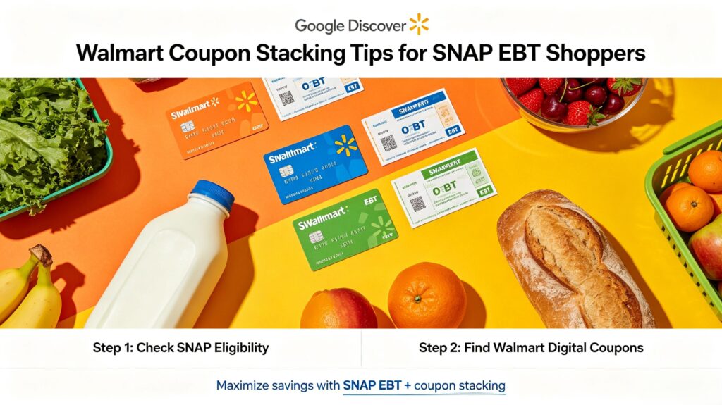 8 Walmart Permanent Coupon Stacking Tips for SNAP EBT Shoppers grocery saving guide